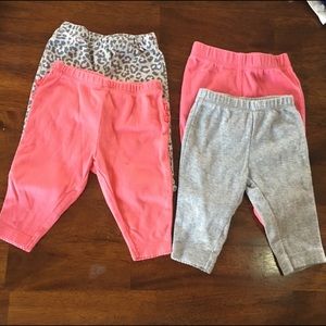 4 Pairs of Carter’s Pants - 3 Months